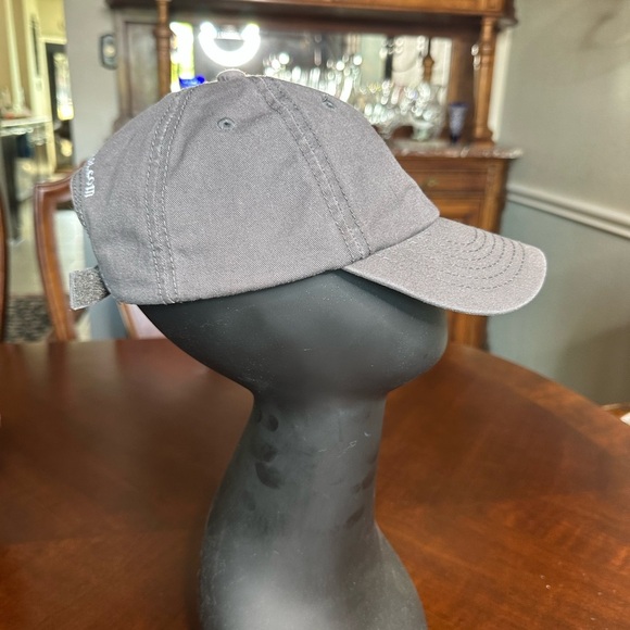 Gray Embroidered Logo Cap - Picture 5 of 6
